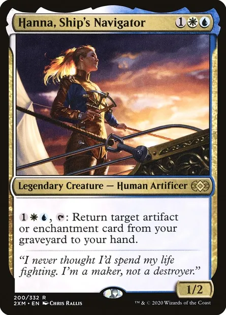 Hanna, Ship's Navigator, Magic card 2XM 200 — Double Masters set