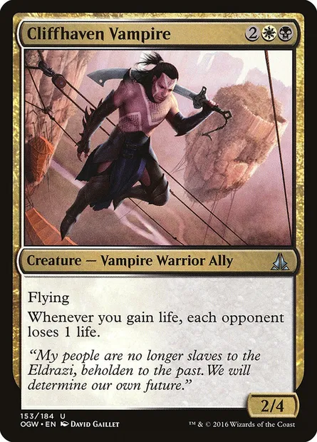 Cliffhaven Vampire, Magic card OGW 153 — Oath of the Gatewatch set