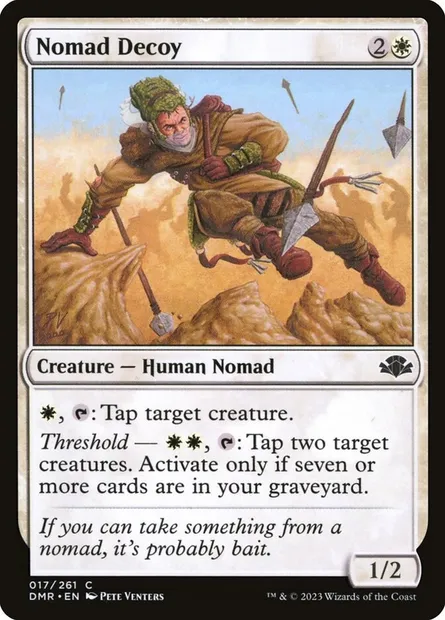 Nomad Decoy, Magic card DMR 17 — Dominaria Remastered set