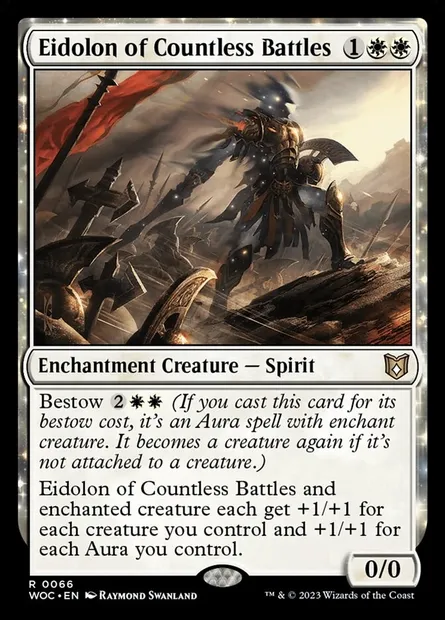 Eidôlon des batailles innombrables, carte Magic WOC 66 — extension Wilds of Eldraine Commander