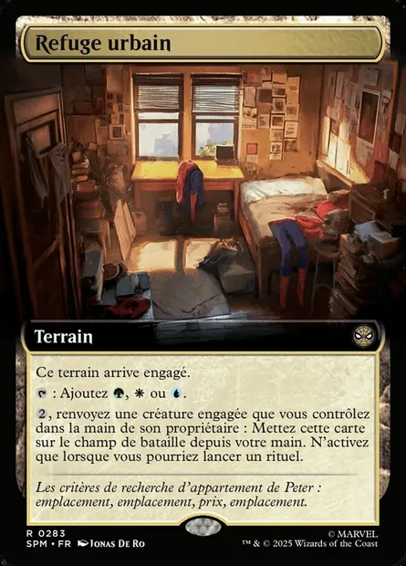 Refuge urbain, carte Magic SPM 283 — extension Marvel's Spider-Man