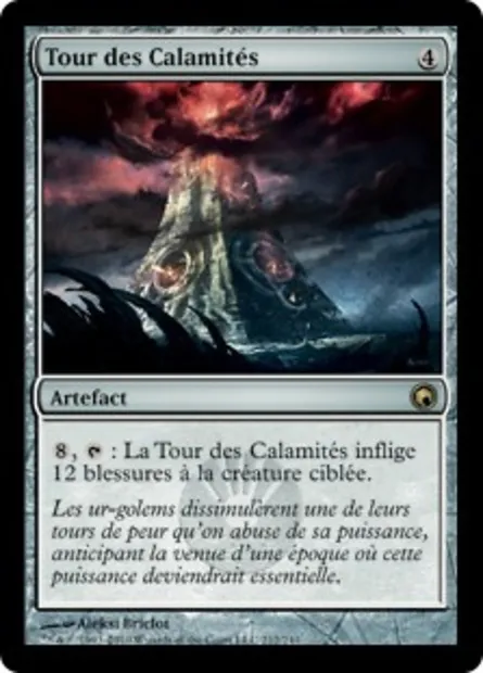 Tour des Calamités, carte Magic SOM 212 — extension Cicatrices de Mirrodin