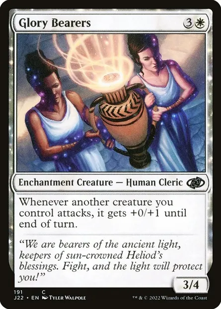 Glory Bearers, Magic card J22 191 — Jumpstart 2022 set