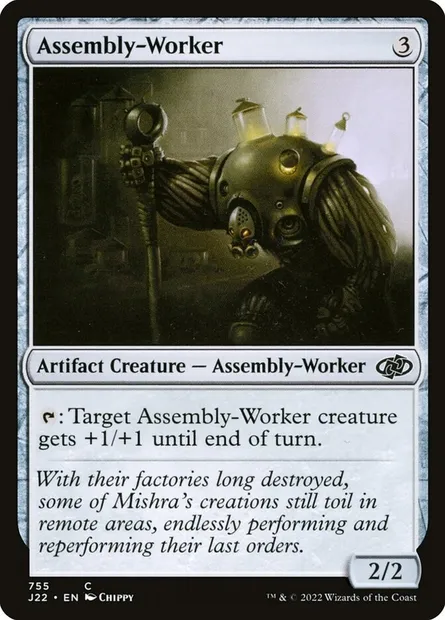 Assembly-Worker, Magic card J22 755 — Jumpstart 2022 set