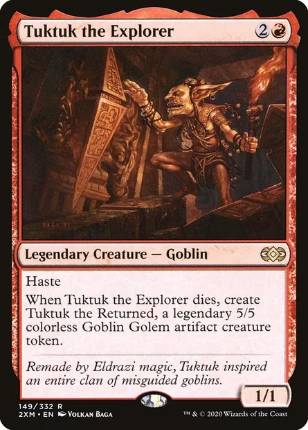 Tuktuk the Explorer, Magic card 2XM 149 — Double Masters set
