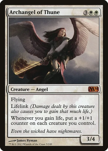 Archangel of Thune, Magic card M14 5 — Magic 2014 set