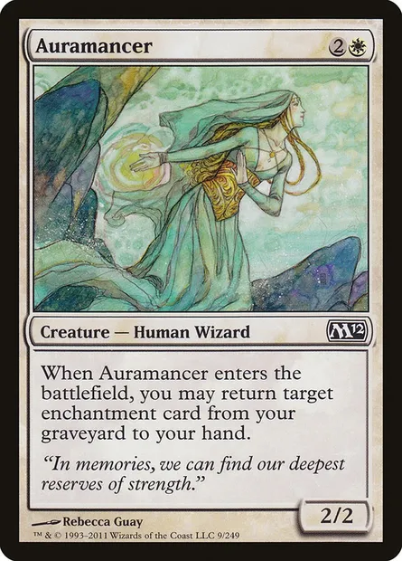 Auramancer, Magic card M12 9 — Magic 2012 set