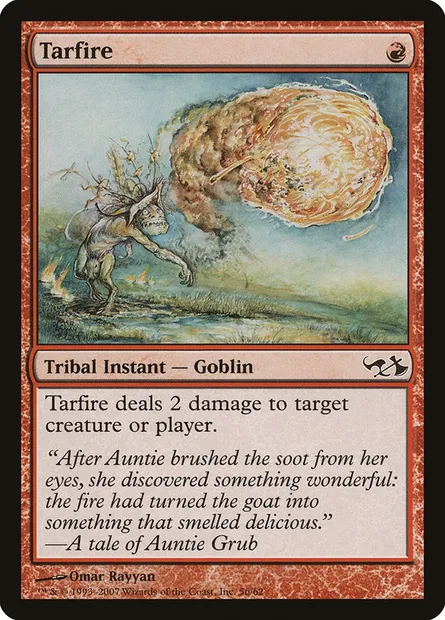 Tarfire, Magic card DD1 56 — Duel Decks: Elves vs. Goblins set