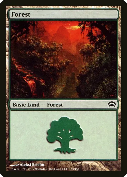 Forest, Magic card PC2 153 — Planechase 2012 set