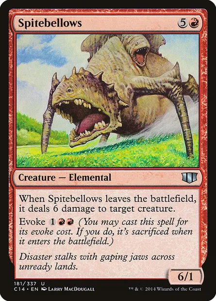 Spitebellows, Magic card C14 181 — Commander 2014 set