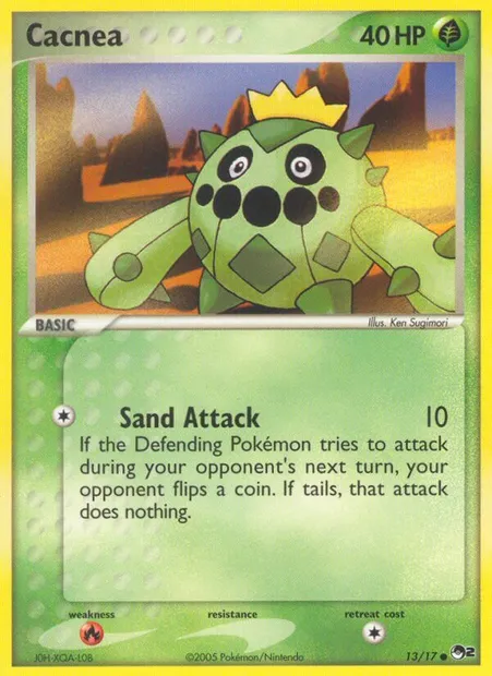 Cacnea, Pokémon card P2 13 — POP Series 2 set