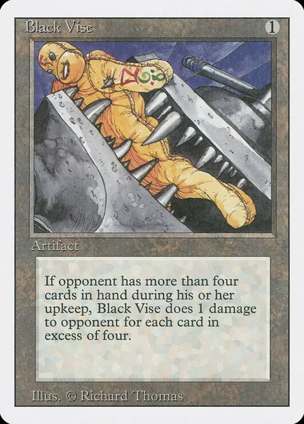 Black Vise, Magic card 3ED 236 — Revised Edition set
