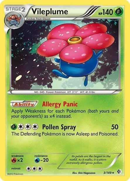 Rafflesia, carte Pokémon TDX 003-2 — extension Theme Deck & Blisters Exclusives