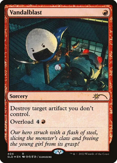 Vandalblast, Magic card SLD 404 — Secret Lair Drop set