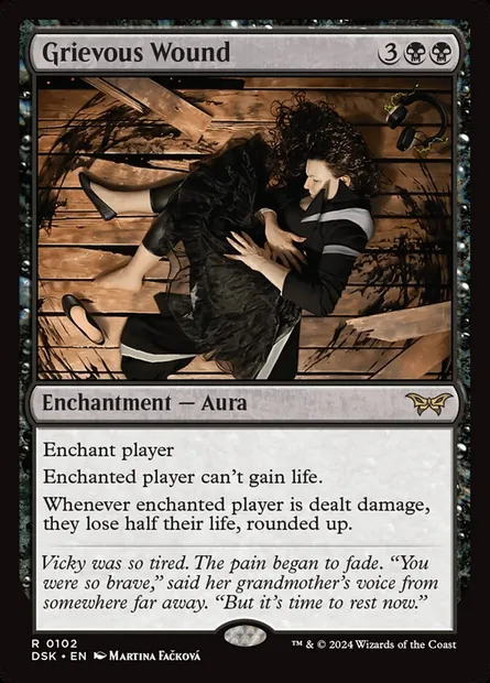 Grievous Wound, Magic card DSK 102 — Duskmourn: House of Horror set