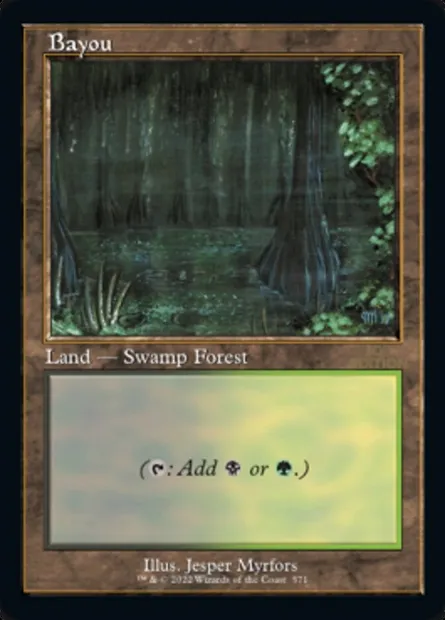 Bayou, Magic card 30A 571 — 30th Anniversary Edition set