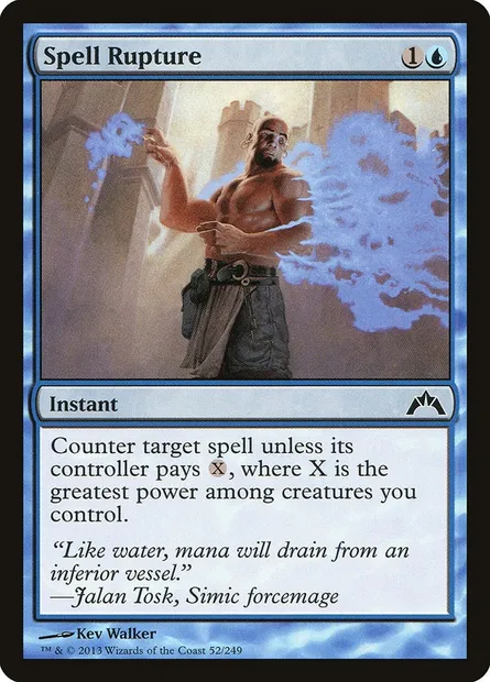 Spell Rupture, Magic card GTC 52 — Gatecrash set