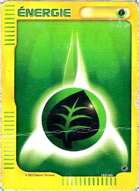 Énergie Plante, carte Pokémon EX 162 — extension Expedition