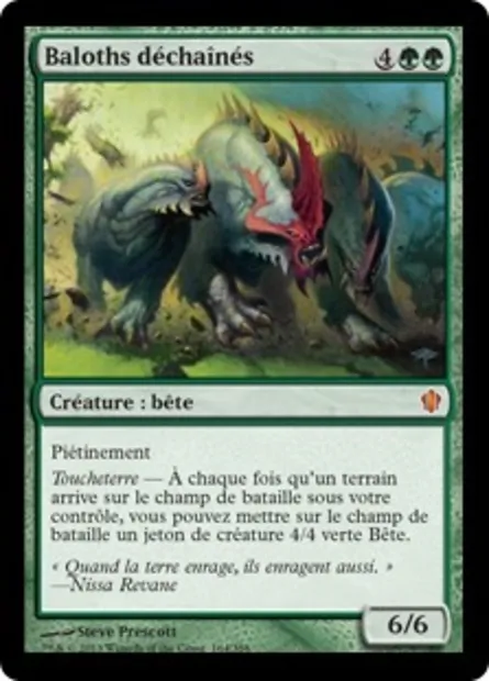 Baloths déchaînés, carte Magic C13 164 — extension Commander 2013