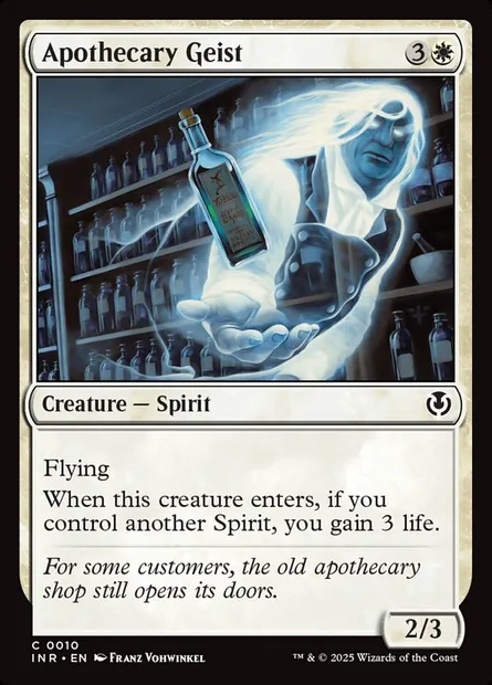 Apothecary Geist, Magic card INR 10 — Innistrad Remastered set
