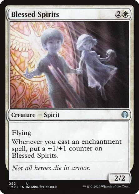 Blessed Spirits, Magic card JMP 92 — Jumpstart set