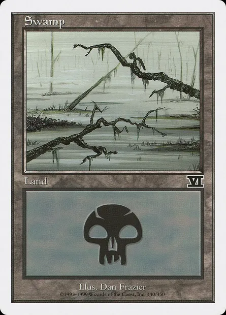 Marais, carte Magic 6ED 340 — extension Classic Sixth Edition