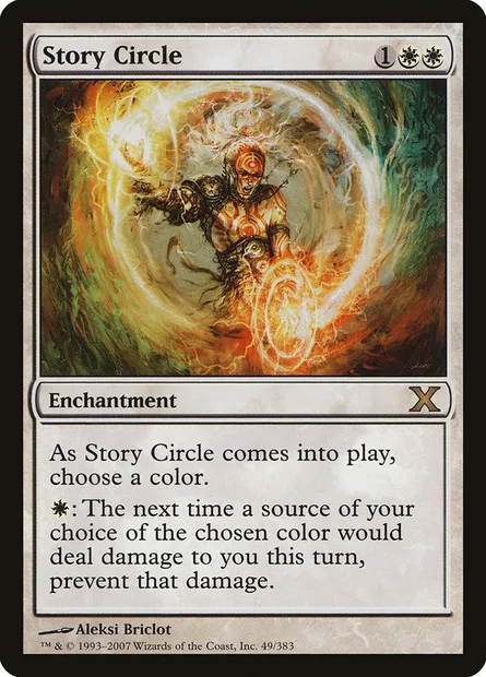 Story Circle, Magic card 10E 49 — Tenth Edition set