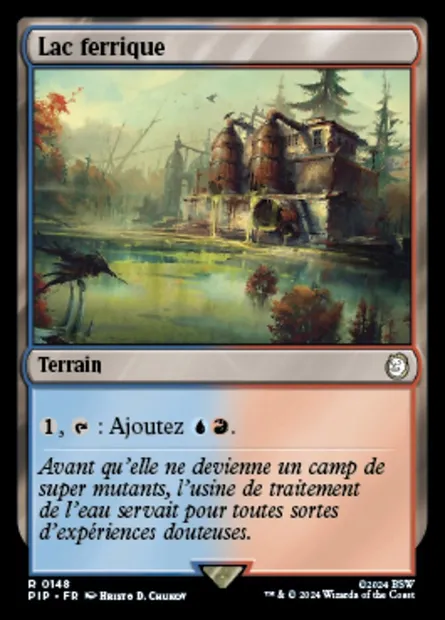 Lac ferrique, carte Magic PIP 148 — extension Fallout