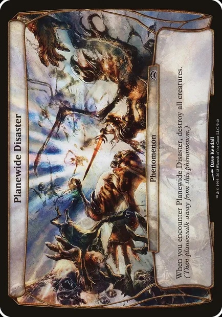 Planewide Disaster, Magic card OPC2 5 — Planechase 2012 Planes set
