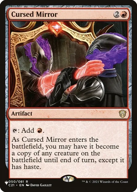 Cursed Mirror, Magic card PLST C21-50 — The List set
