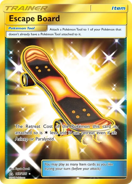Escape Board, Pokémon card UPR 167 — Ultra Prism set