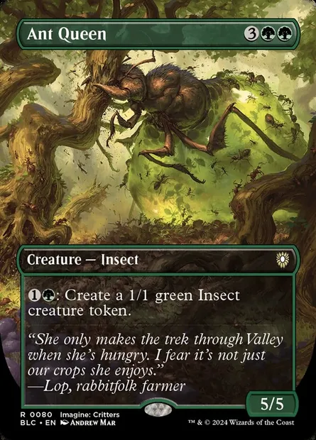 Ant Queen, Magic card BLC 80 — Bloomburrow Commander set