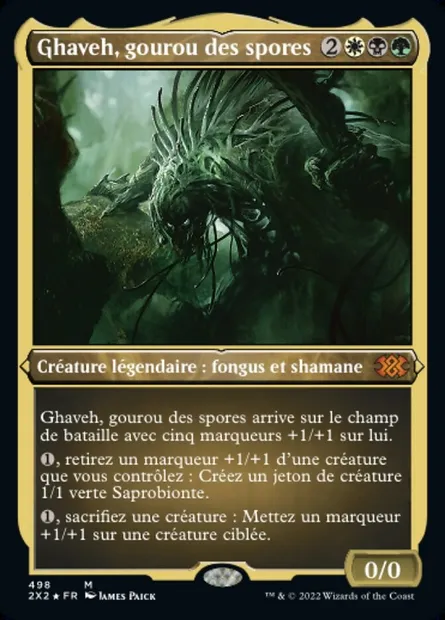 Ghaveh, gourou des spores, carte Magic 2X2 498 — extension Double Masters 2022