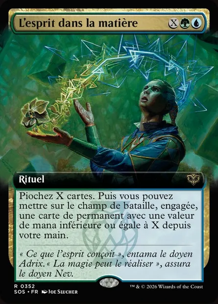 L'esprit dans la matière, carte Magic SOS 352 — extension Secrets of Strixhaven