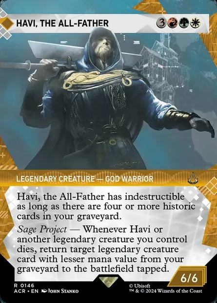 Havi, the All-Father, Magic card ACR 146 — Assassin's Creed set