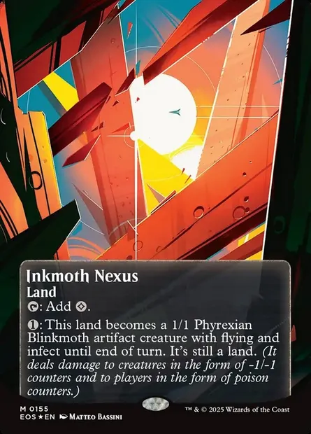 Inkmoth Nexus, Magic card EOS 155 — Edge of Eternities: Stellar Sights set