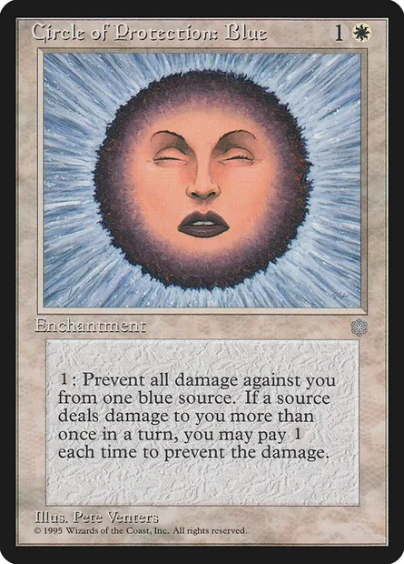 Circle of Protection: Blue, Magic card ICE 13 — Ice Age set