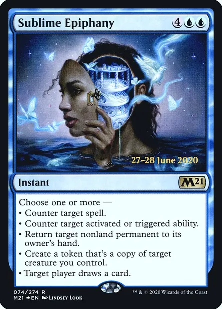 Sublime Epiphany, Magic card PM21 74s — Core Set 2021 Promos set