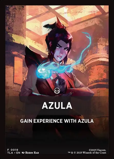 Azula, carte Magic JTLA 19 — extension Avatar: The Last Airbender Jumpstart Front Cards