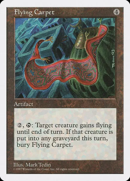Flying Carpet, Magic card 5ED 371 — Fifth Edition set