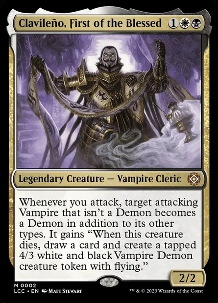 Clavileño, First of the Blessed, Magic card LCC 2 — The Lost Caverns of Ixalan Commander set