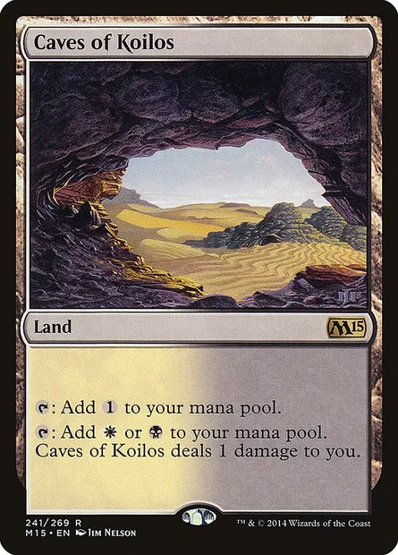 Caves of Koilos, Magic card M15 241 — Magic 2015 set