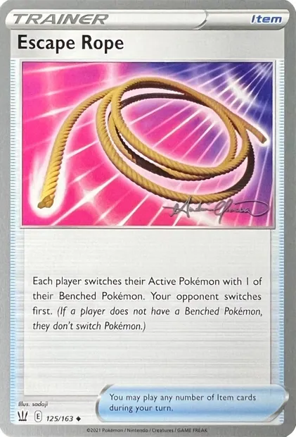 Corde Sortie, carte Pokémon WCD22 125-2 — extension World Championship Decks 2022