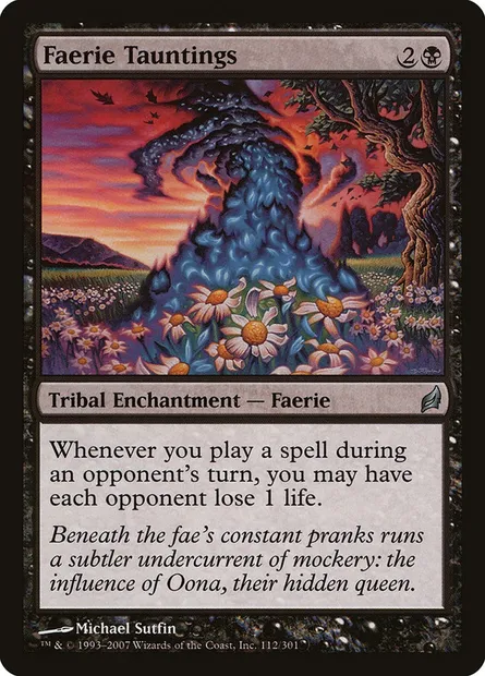 Faerie Tauntings, Magic card LRW 112 — Lorwyn set