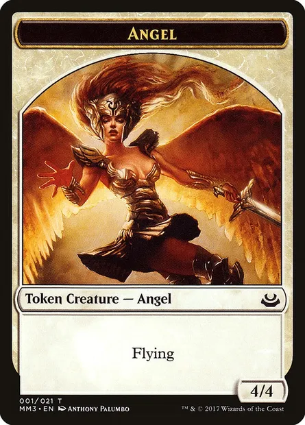 Angel, Magic card TMM3 1 — Modern Masters 2017 Tokens set
