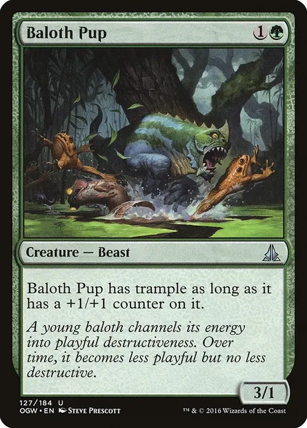 Baloth Pup, Magic card OGW 127 — Oath of the Gatewatch set