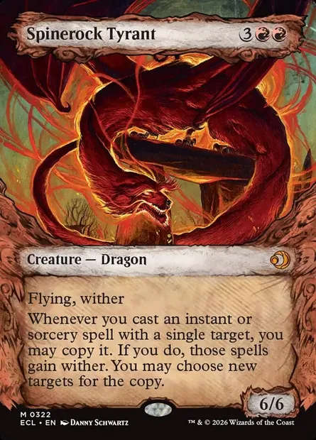 Spinerock Tyrant, Magic card ECL 322 — Lorwyn Eclipsed set
