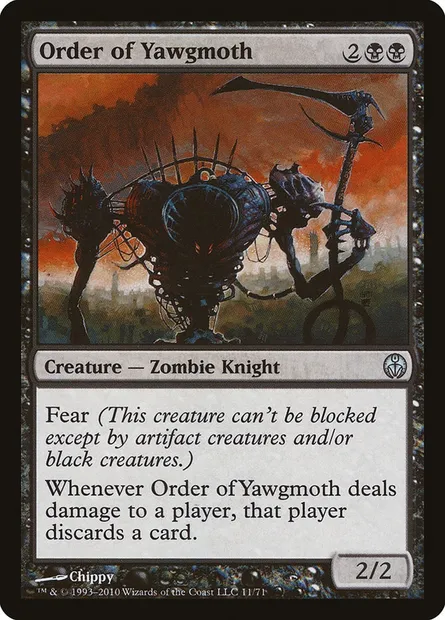 Order of Yawgmoth, Magic card DDE 11 — Duel Decks: Phyrexia vs. the Coalition set