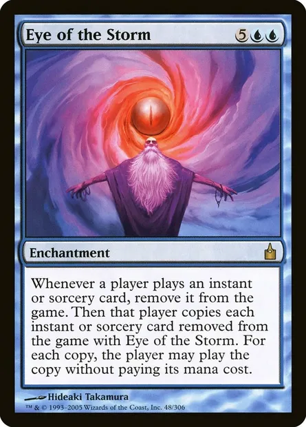 Œil de la tempête, carte Magic RAV 48 — extension Ravnica: La Cité des Guildes