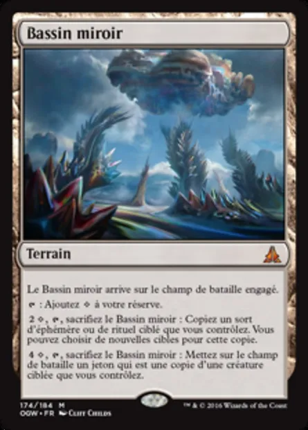 Bassin miroir, carte Magic OGW 174 — extension Le serment des Sentinelles